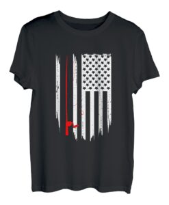 Amerikanische Flagge Angelbekleidung - Angeln T-Shirt