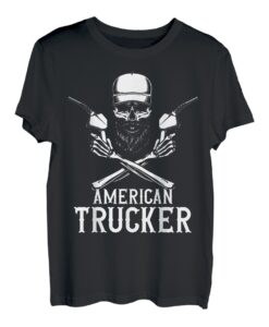 Amerikanischer Trucker für patriotischen LKW-Fahrer T-Shirt
