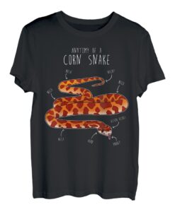 Anatomy of a Corn Snake, lustiges Haustier-Reptilien-Schlangenliebhaber T-Shirt