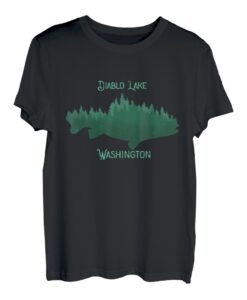 Andenken an Diablo Lake Washington T-Shirt