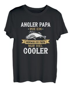 Angel Fisch Angler Fischer Angeln Geschenk Angler Papa T-Shirt
