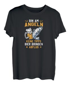 Angel Fischen Bin Am Angeln Kein Tips Bier Bringen Abflug Pullover Hoodie