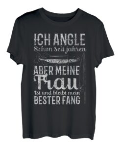 Angel Geschenk Bester Fang Fischer Angler T-Shirt