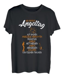 Angel Geschenkidee Vater Petri Fischen der perfekte Angeltag T-Shirt