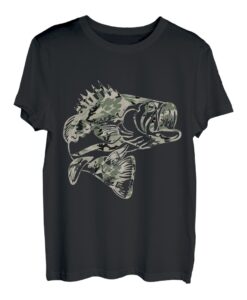 Angel-T-Shirt, Tarnmuster, Fischliebhaber, Geschenk T-Shirt