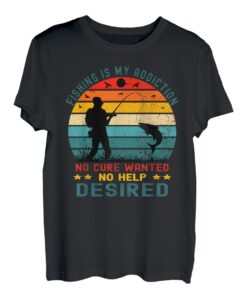 Angelgeschenke im Vintage-Stil, Sonnenuntergang, humorvoll, Angelliebhaber T-Shirt