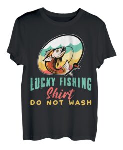 Angelhemd Lucky Fishing Lover Fisherman T-Shirt