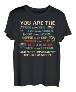 Angeln Die Liebe meines Lebens T-Shirt