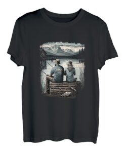 Angeln Ehemann Ehefrau Angler Paare T-Shirt