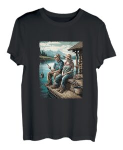Angeln Ehemann Ehefrau Angler Paare T-Shirt