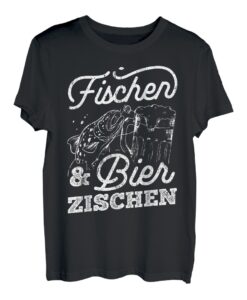 Angeln Fischen Bier Fun Beerpong Hopfen Trinkspiel Angeln T-Shirt