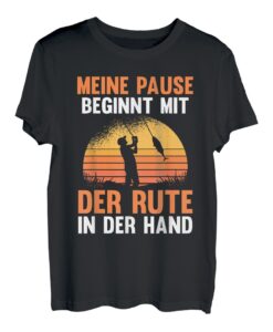 Angeln Fischer Fischen Angel Angler T-Shirt