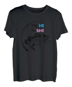 Angeln Gender Reveal Party-Ideen Fisch- oder Fisch-Babyparty T-Shirt