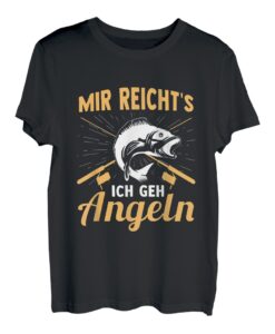 Angeln Geschenk Für Männer Fisher Angler Fishing Rute Zander T-Shirt