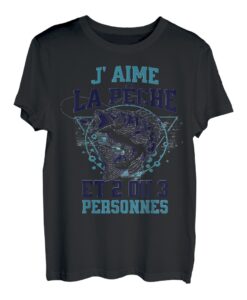 Angeln Ich liebe Angelrute Humor Fischer Fisch Geschenk T-Shirt