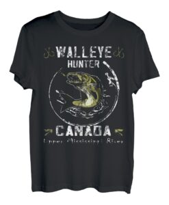 Angeln in Kanada - Zanderfischer - Zanderjäger T-Shirt