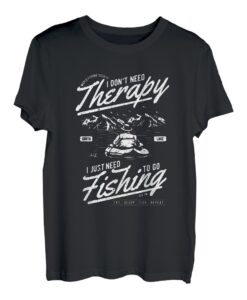 Angeln ist meine Therapie Angeln Angler T-Shirt
