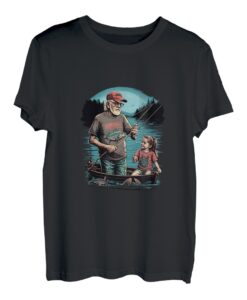 Angeln Opa Enkelin Angler Vatertag T-Shirt