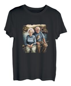 Angeln Opa Oma Angler Ruhestand T-Shirt
