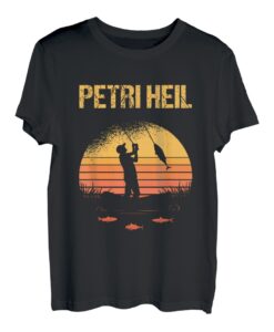 Angeln Petri Heil Motiv Als Fischer Angler Spruch Gruß T-Shirt