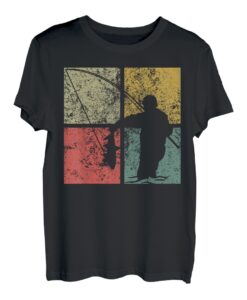 Angeln Retro Vintage T-Shirt