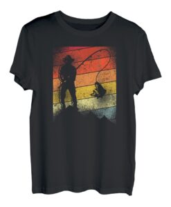 Angeln Retro Vintage T-Shirt
