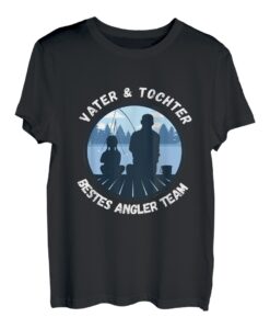 Angeln Vater Und Tochter Bestes Angler Team Fischen Angel T-Shirt