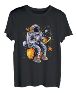 Angeln Weltraumforscher T-Shirt