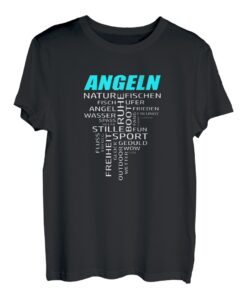 Angeln Word Cloud T-Shirt