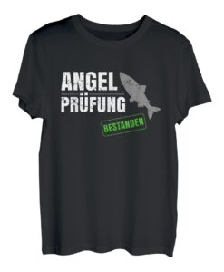 Angelprüfung Bestanden Angelschein Prüfung Angler T-Shirt