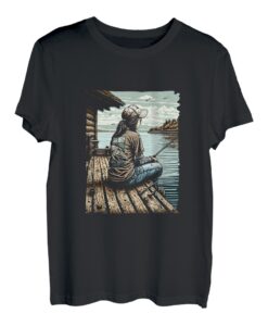 Angelrute, Angelrute, Mädchen T-Shirt