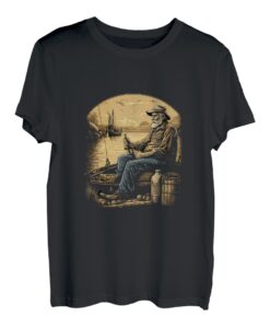 Angelrute Bier Trinken T-Shirt