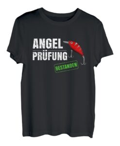 Angelschein Fragen Angelprüfung Bestanden Wobbler Angler T-Shirt