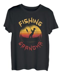 Angelstange Barsch Angeln Oma Angler T-Shirt