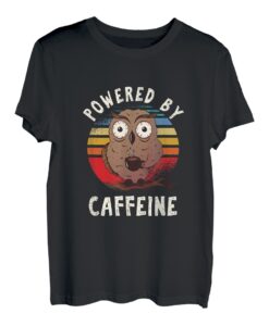 Angetrieben Durch Koffein Kaffee Kaffeeliebhaber Geschenk T-Shirt