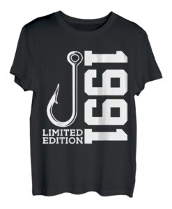 ANGLER 32. GEBURTSTAG ANGELN LIMITED EDITION 1991 T-Shirt