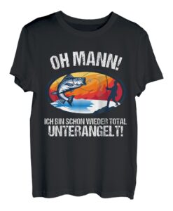 Angler Angeln Fisch Fischen lustiges Angel T-Shirt