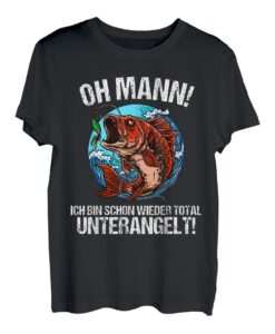 Angler Angeln Fisch Fischen lustiges Angel T-Shirt