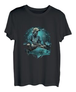 Angler Angeln Fisch Unterwasser T-Shirt