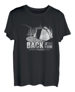 Angler Back at Home Brolly River Retro Vintage Waller Silure T-Shirt