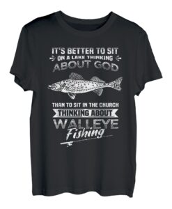Angler Fischer & Auf Zander angeln T-Shirt