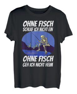 Angler-Fischer-Design mit Arten von Fischen, lustige Geschenke T-Shirt