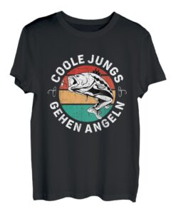Angler Fischer Spruch lustig coole Jungs gehen angeln angel T-Shirt