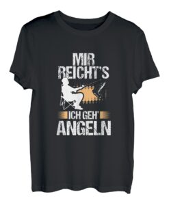 Angler Geschenk-Idee fürs Fischen und Angeln, Motiv-Sprüche T-Shirt