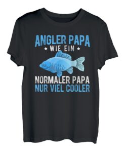 Angler Papa Fischer Angeln T-Shirt