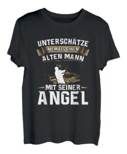 Angler Shirt Herren Jungs Angel Geschenk Fischer Fisch T-Shirt