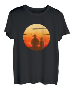 Angler Vater Sohn Angeln Papa Geschenk zum Fischen T-Shirt