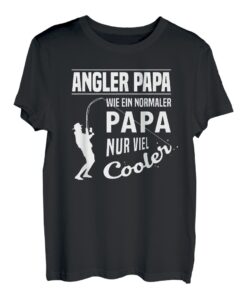 Angler Vater & Tochter Angeln Papa & Sohn T-Shirt
