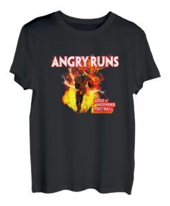 Angry Runs Good Morning Fußball-T-Shirt, Sportliebhaber T-Shirt