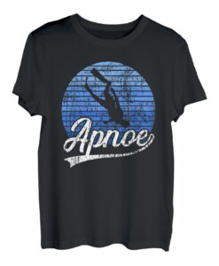 Apnoetauchen Freitauchen Retro Tauchen Gerätetauchen Vintage T-Shirt